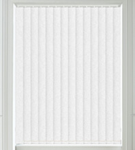 Athena White - Textured Vertical Blackout Blind