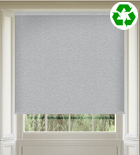 Estrid Silver - Eco Friendly Patterned Roller Blind