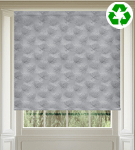 Harmony Dark Grey - Eco Friendly Patterned Roller Blind