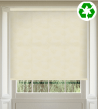 Harmony Vanilla - Eco Friendly Patterned Roller Blind