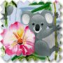 Koala Blossom - Children's Blackout Roller Blind