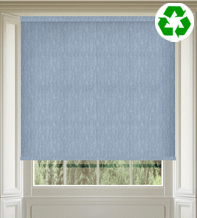 Luna Ice Blue - Eco Friendly Textured Roller Blind