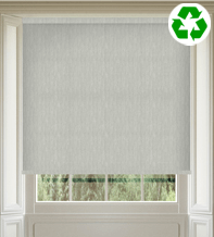 Luna Silver - Eco Friendly Textured Roller Blind