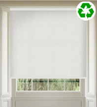 Luna White - Eco Friendly Textured Roller Blind