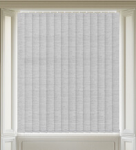 Luxe Silver – Textured Vertical Blind