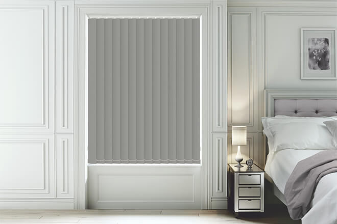 Grazia Storm Grey Vertical Blind