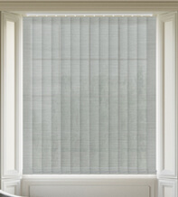 Santorini Silver – Heavy Voile Vertical Blind