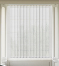 Santorini White - Heavy Voile Vertical Blind