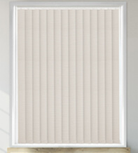 Serena Beige – Vinyl Blackout Vertical Blind