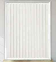 Serena Cream - Vinyl Blackout Vertical Blind