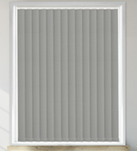 Serena Grey – Vinyl Blackout Vertical Blind