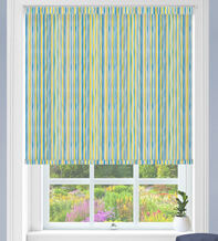 Stripe Blue - Children's Blackout Roller Blind