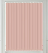 Hannah Baby Pink – Moisture Resistant Blackout Vertical Blind