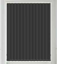 Hannah Black - Moisture Resistant Blackout Vertical Blind