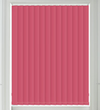 Hannah Bright Pink - Moisture Resistant Blackout Vertical Blind