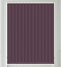 Hannah Burgundy – Moisture Resistant Blackout Vertical Blind