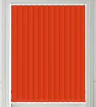 Hannah Burnt Orange – Moisture Resistant Blackout Vertical Blind