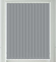 Hannah Dark Grey - Moisture Resistant Blackout Vertical Blind