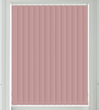 Hannah Dusk Pink - Moisture Resistant Blackout Vertical Blind