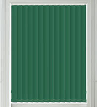 Hannah Forest Green - Moisture Resistant Blackout Vertical Blind