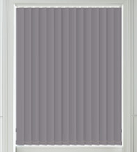 Hannah Fossil Grey – Moisture Resistant Blackout Vertical Blind