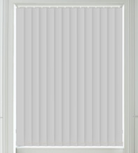 Hannah Light Grey - Moisture Resistant Blackout Vertical Blind