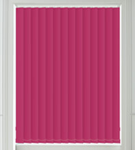 Hannah Lipstick Pink - Moisture Resistant Blackout Vertical Blind