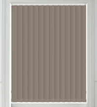 Hannah Mushroom - Moisture Resistant Blackout Vertical Blind