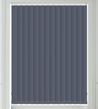 Hannah Navy - Moisture Resistant Blackout Vertical Blind