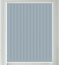 Hannah Powder Blue - Moisture Resistant Blackout Vertical Blind