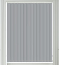 Hannah Steel – Moisture Resistant Blackout Vertical Blind