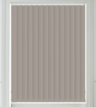 Hannah Taupe - Moisture Resistant Blackout Vertical Blind