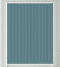 Hannah Teal - Moisture Resistant Blackout Vertical Blind