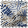 Amaranth Blue - Floral Pattern Roman Blind