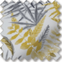 Amaranth Yellow – Floral Pattern Roman Blind