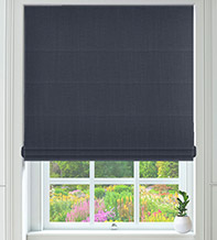 Constantine Navy – Woven Roman Blind