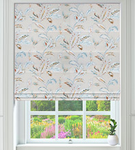 Floralia Autumn - Floral Pattern Roman Blind