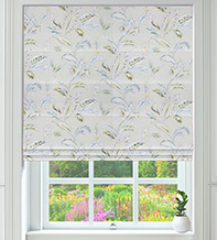 Floralia Summer - Floral Pattern Roman Blind