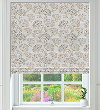 Salerno Blush – Floral Pattern Roman Blind