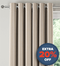 Assisi Cream -  Luxury Plain Weave Curtains