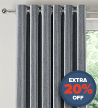 Constantine Grey - Woven Curtains