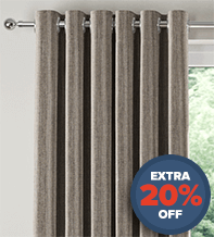 Constantine Natural - Woven Curtains