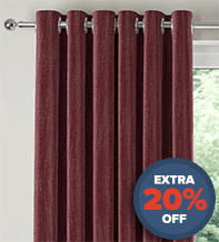 Constantine Wine - Woven Curtains