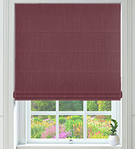 Constantine Wine - Woven Roman Blind