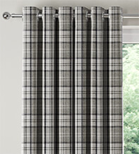 Ecosse Grey - Tartan Curtains