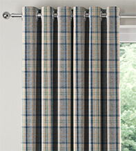 Ecosse Mystic Blue - Tartan Curtains