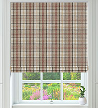 Ecosse Natural - Tartan Roman Blind