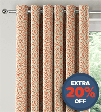 Fern Seville - Floral Pattern Curtains