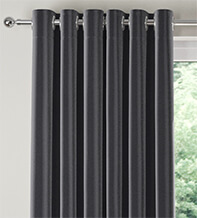 Firenze Dark Grey - Luxury Velour Curtains