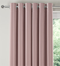 Firenze Powder Pink - Luxury Velour Curtains